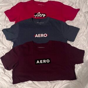 3 Men’s Aeropostale T-Shirts sz Small